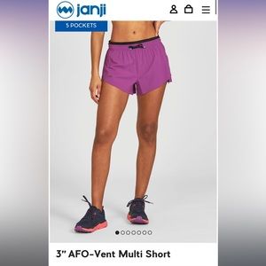 Janji AFO vent multi short in deep orchid